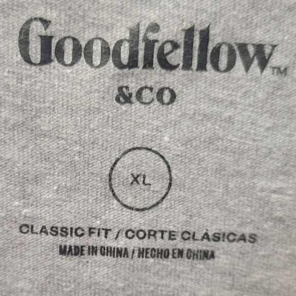 Goodfellow Gray Pacific Atlantic XL Short Sleeve T-Shirt - Picture 3 of 4